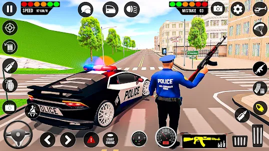 Polícia Carro Jogos - Jogo