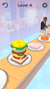 Flippy Sandwich - 3D cooking ASMR rush bounce race 1.3 APK screenshots 12