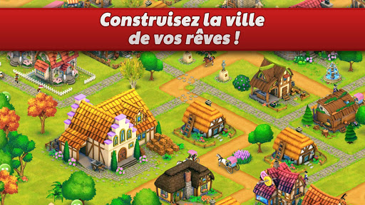 Télécharger Gratuit Town Village : ferme, commerce, farm, build, city APK MOD (Astuce) screenshots 2