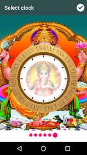 Ganesh Ji Clock Live Wallpaper