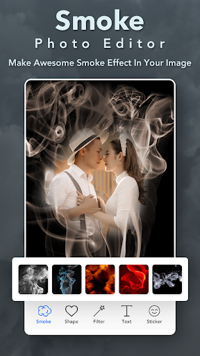 Android application Smoke Effect Photo Editor : Sm screenshort