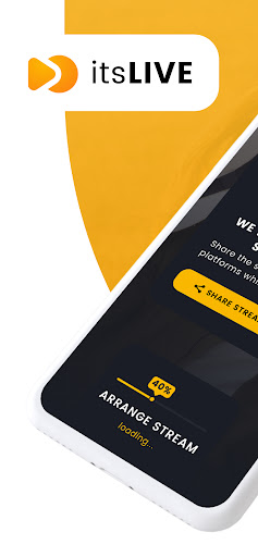 Android application itsLIVE stream & collect money screenshort