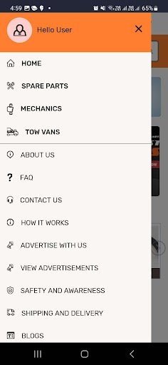 Android application DSparesZone screenshort