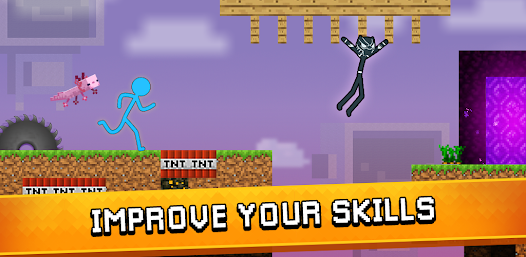 Imágen 3 Stickman Parkour: Jump and run android