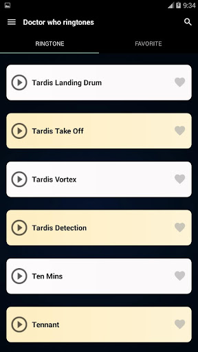 Dr Who Ringtones Screen 2