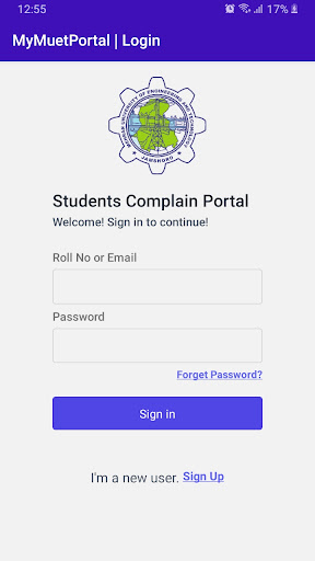 Android application MyMuetPortal screenshort