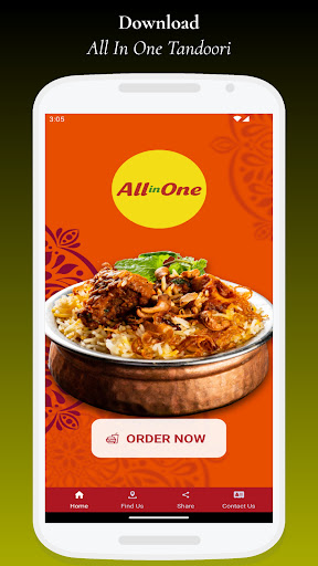 Android application All In One Tandoori screenshort