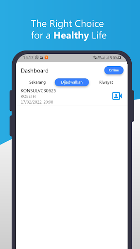 Android application Praktisi IziHealth screenshort