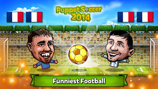 Puppet Soccer – Football Capture d'Écran du Jeu Android 1