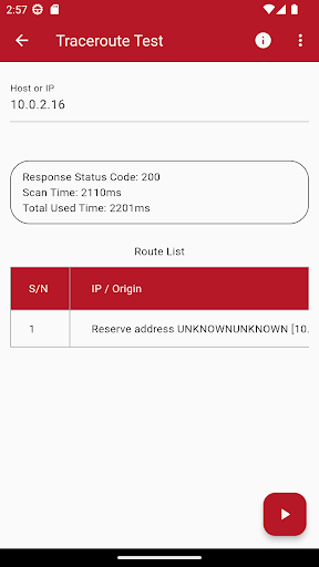 Network Tools Screen 2