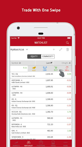 Mobile Invest for Share Market Screen 2