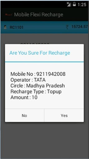 Recharge1 Retailer App
