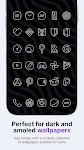 screenshot of Vera Outline White Icon Pack