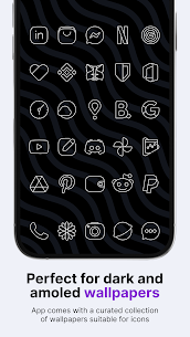 Vera Outline White Icon Pack MOD APK (Naka-Patch) 2