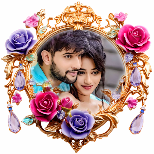 Lovely flower photo frame Screen 2