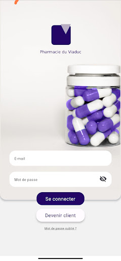 Android application Pharmacie du Viaduc screenshort