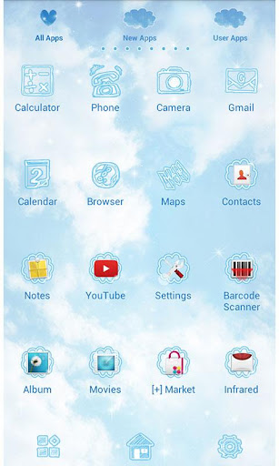 -Sky Above- Theme +HOME Screen 2