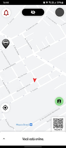 Android application VipCar AC motorista screenshort