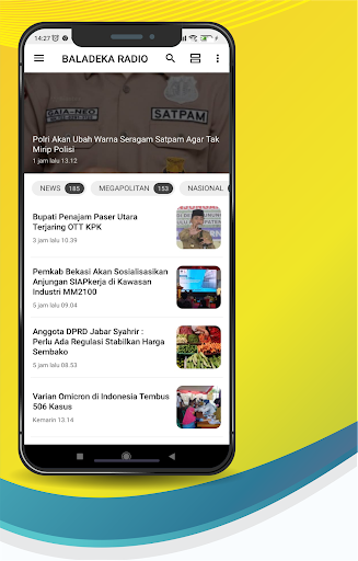 Baladeka Radio 106.3 FM Screen 2