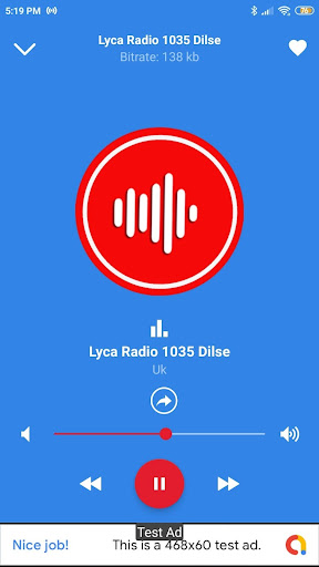 Android application Lyca Radio 1035 Dilse App UK screenshort