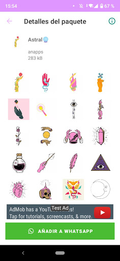 Horoscope sticker Screen 3