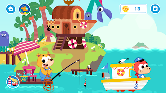 Game screenshot Baby Boat Fishing Games for 2+ hack
