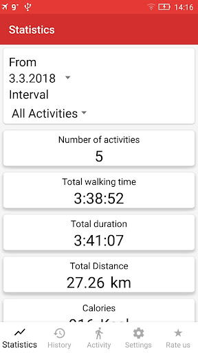 Screenshot of Walking Tracker - Step Counter