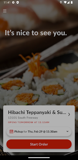 Hibachi Teppanyaki & Sushi Screen 2