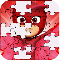 Masks heroes  :  jigsaw puzzle
