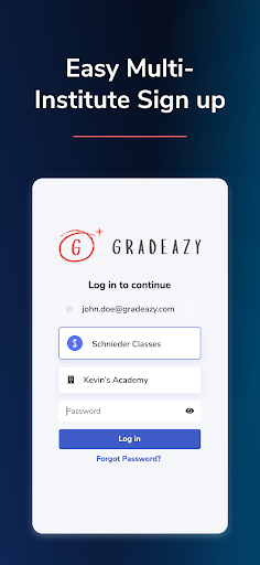 Android application Gradeazy Lite screenshort