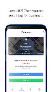 Captura de Pantalla 6 CodeX - Android Material UI Te android