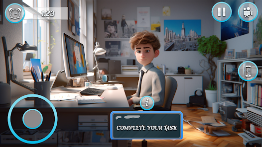 Virtual office boy Boss life 1.0.0 APK + Мод (Unlimited money) за Android