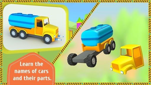 Leo the Truck and cars: giocattoli educativi per bambini