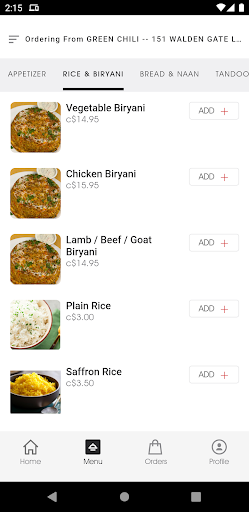 GreenChili Cuisine of Indian Screen 3