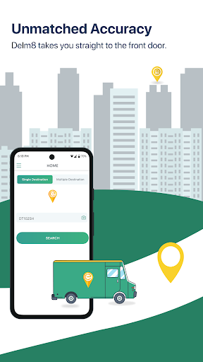 Android application DelM8 UK Address Finder screenshort