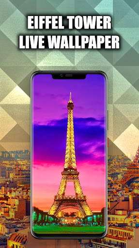 Android application Eiffel Tower Wallpaper Live HD screenshort