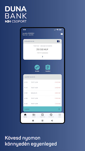 Duna Bank MobilBank Screen 3