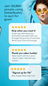 Captura de Pantalla 5 SoberBuddy: Addiction Recovery android