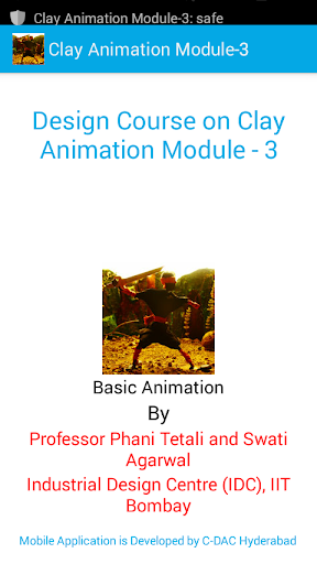 Android application Clay Animation Course-3 screenshort