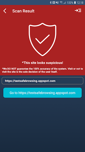 Scan URL - Link Checker Screen 3
