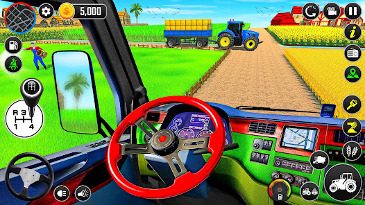 Screenshot 3 Mega Tractor Driving Simulator android