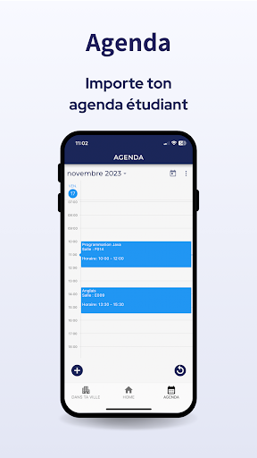 Android application MAVE : Agenda Étudiant screenshort