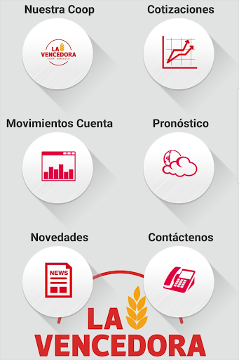 La Vencedora App Screen 2