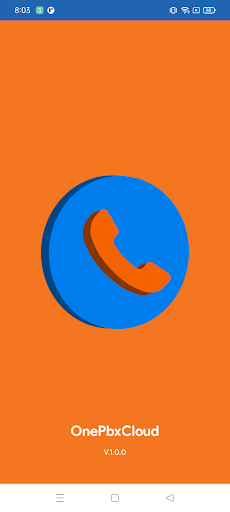 Android application OnePbxCloud screenshort