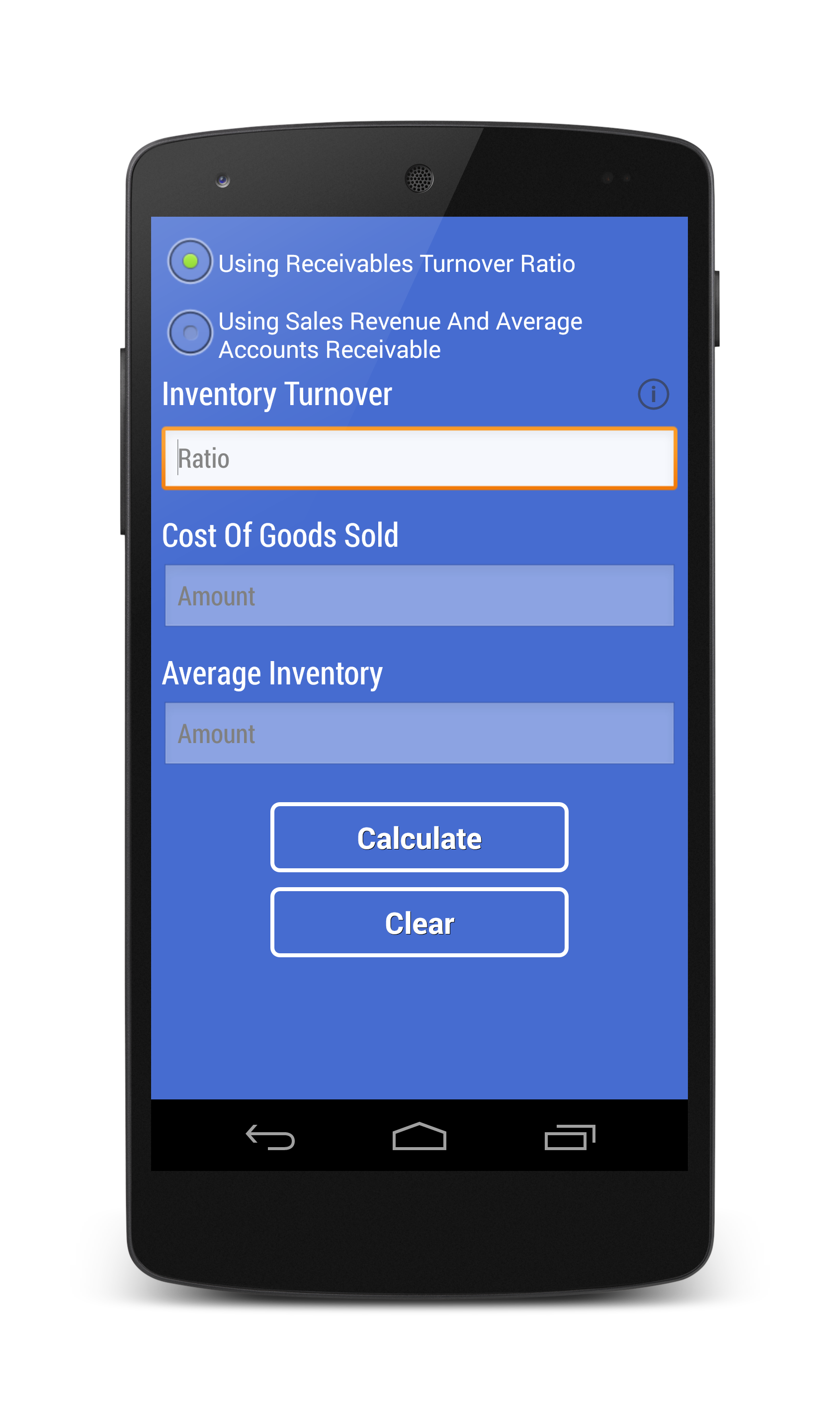 Android application Financial Calculators Pro screenshort