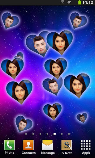 Android application Love Photos Live Wallpaper screenshort