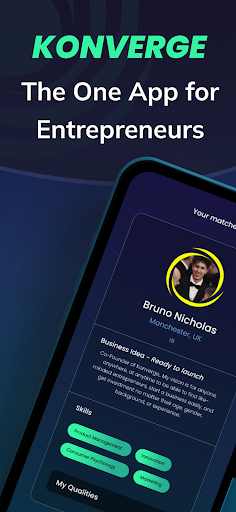 Android application Konverge: The Entrepreneur App screenshort