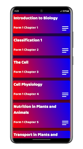 Kcse Revision App All Subjects Screen 2