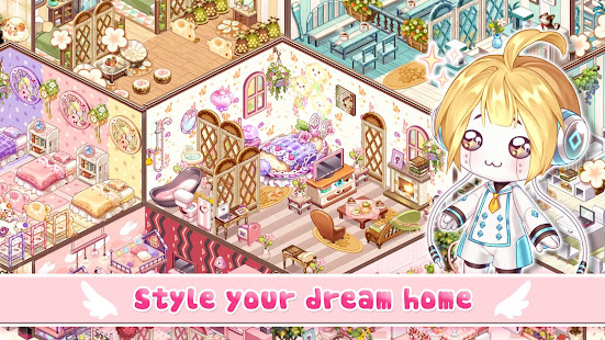 Kawaii Home Design - Jeu de décoration et de mode screenshots apk mod 1