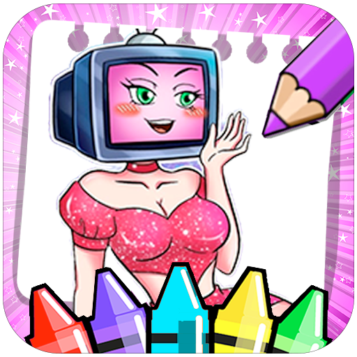 Skibidi Toilet Tv Woman Color